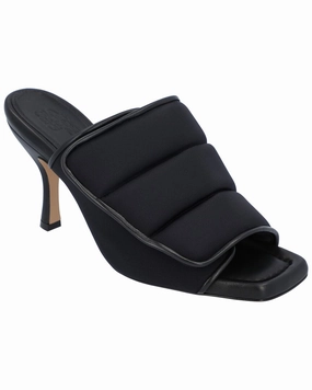 Padded collar Gia Borghini x Pernille Teisbaek Leather Mule