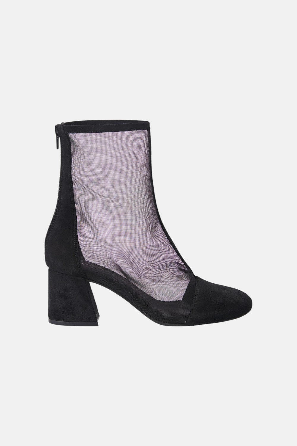 Easy to Wear Fresh Design Free People Shoes Wisteria Mesh Boots in Black Suede