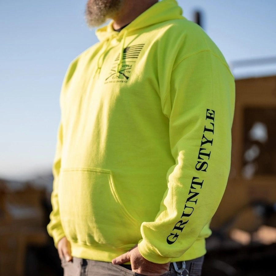 Base Hoodie - Safety Green Travel Companion Soft Design
