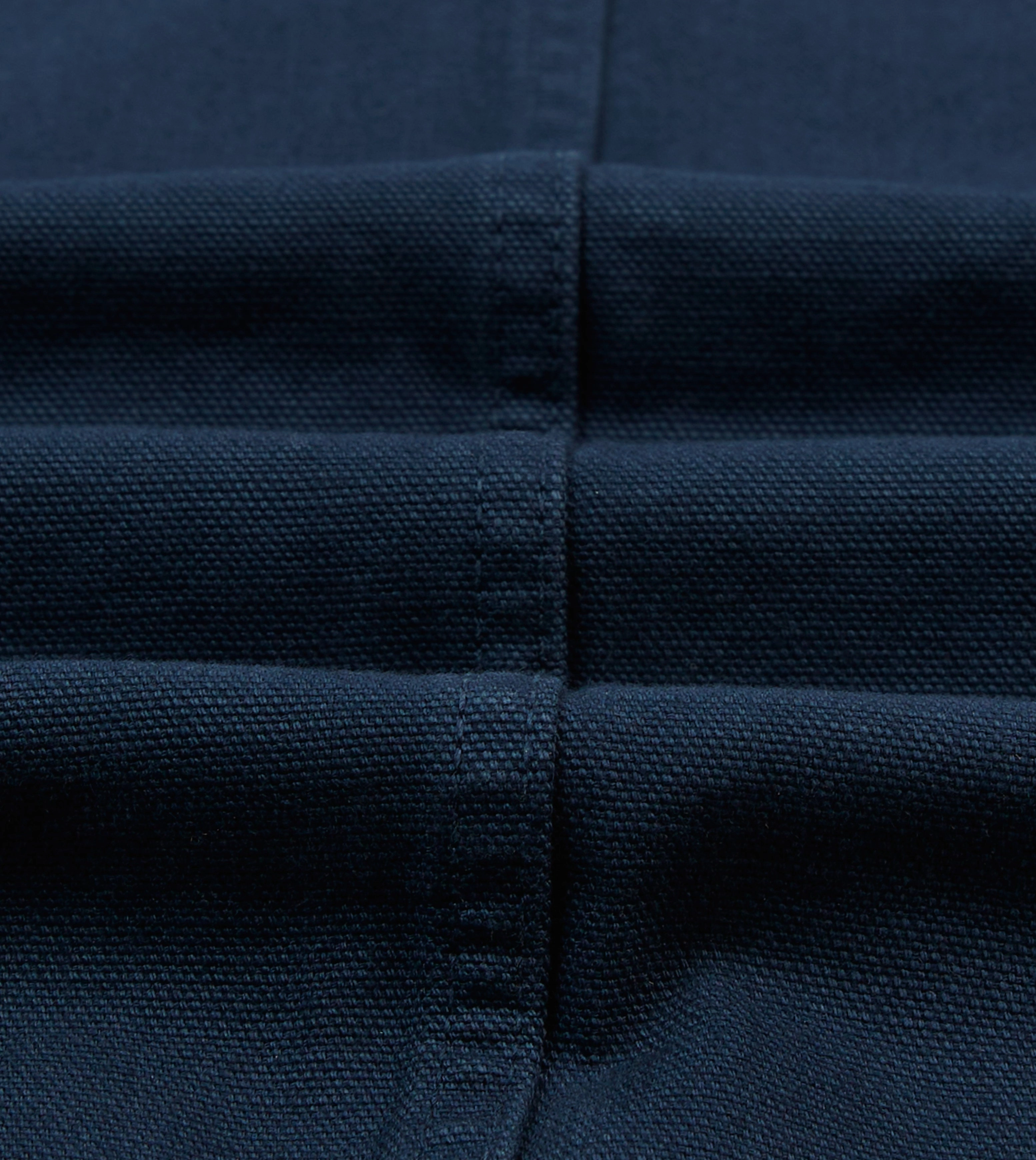 Flexible Layer Eyeshadow Navy Cotton Canvas Work Jacket