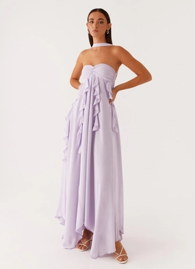 Baby-Shower Florence Maxi Dress - Lilac