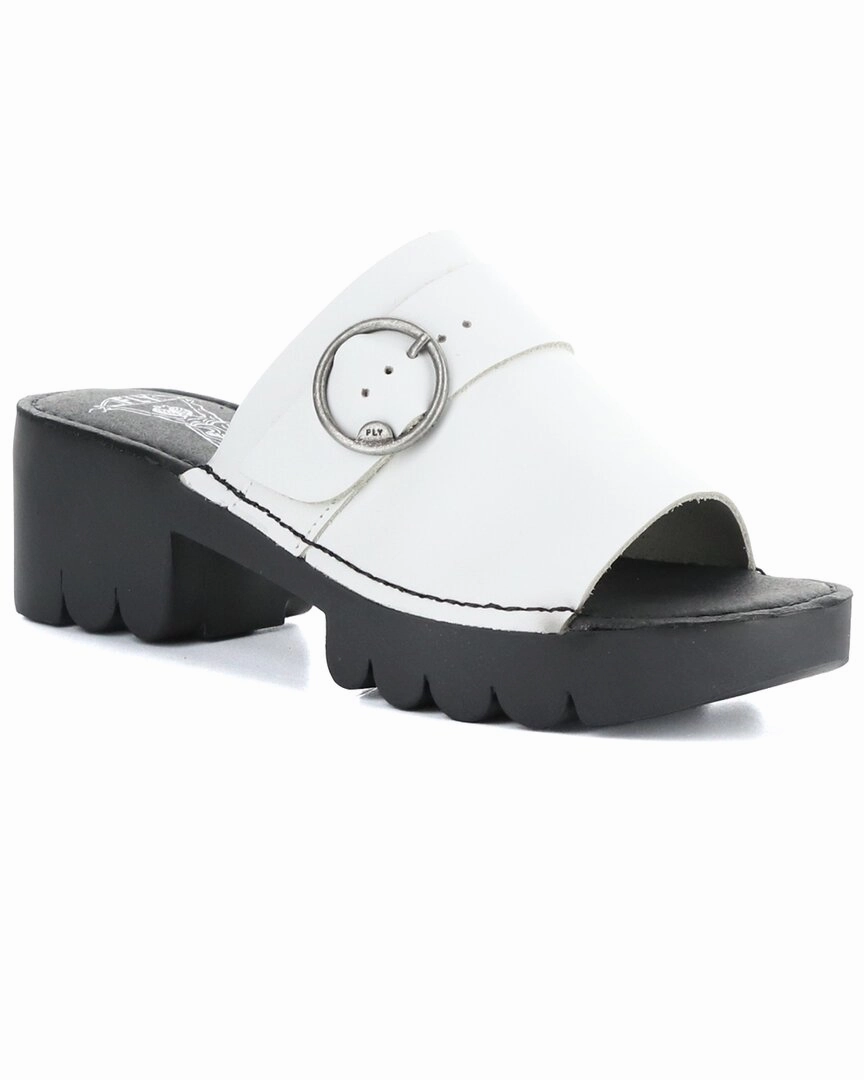 Expandable FLY London Eple Leather Mule