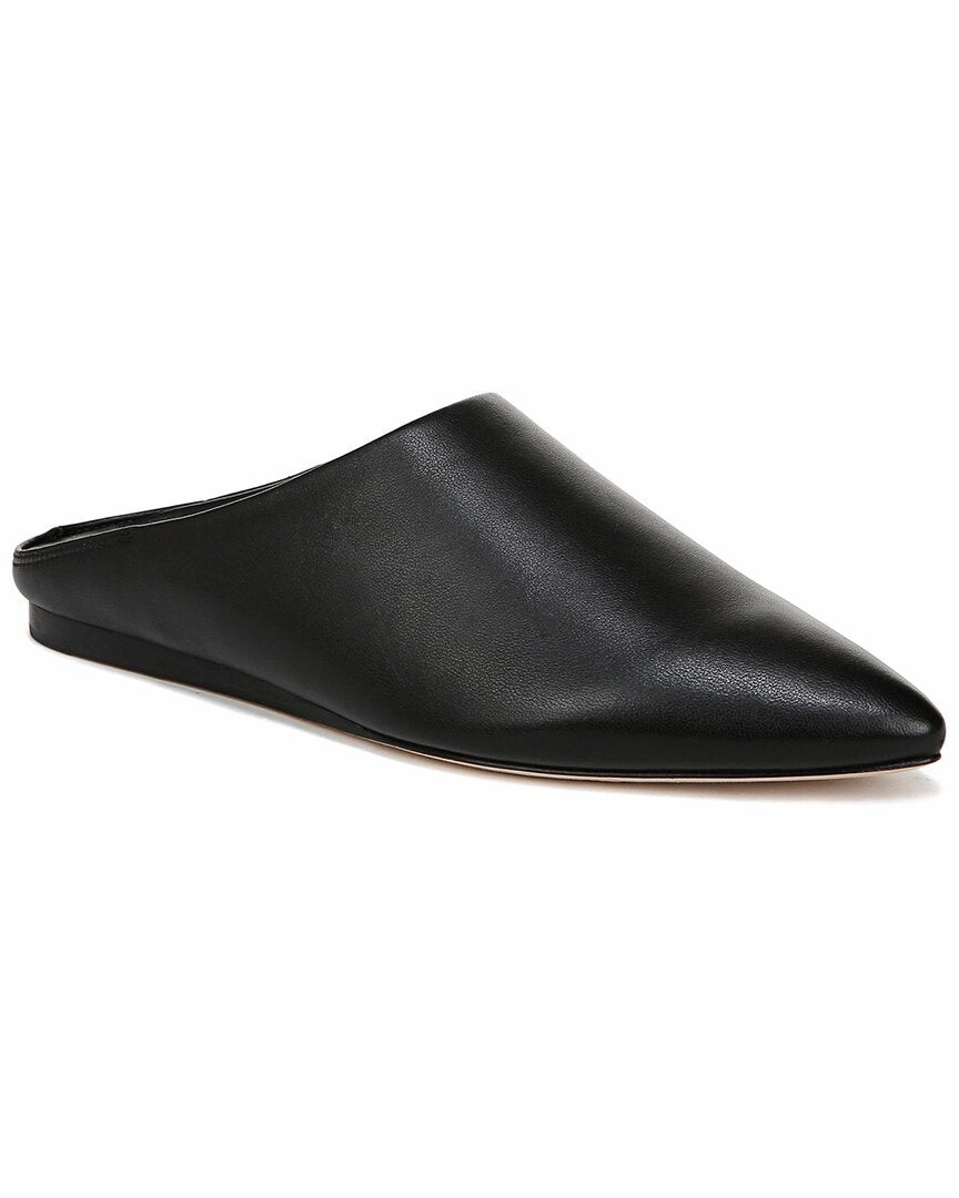 Vince Cay Slip On-B Leather Mule Low Maintenance Relaxing Slip