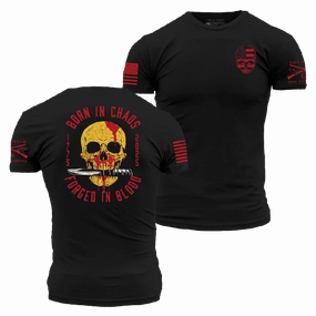 Forged In Blood T-Shirt - Black FadeResistant