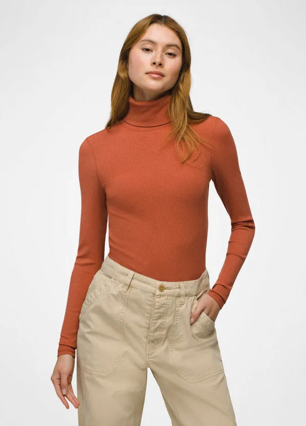 product lanyard visibility Foundation Rib Turtleneck
