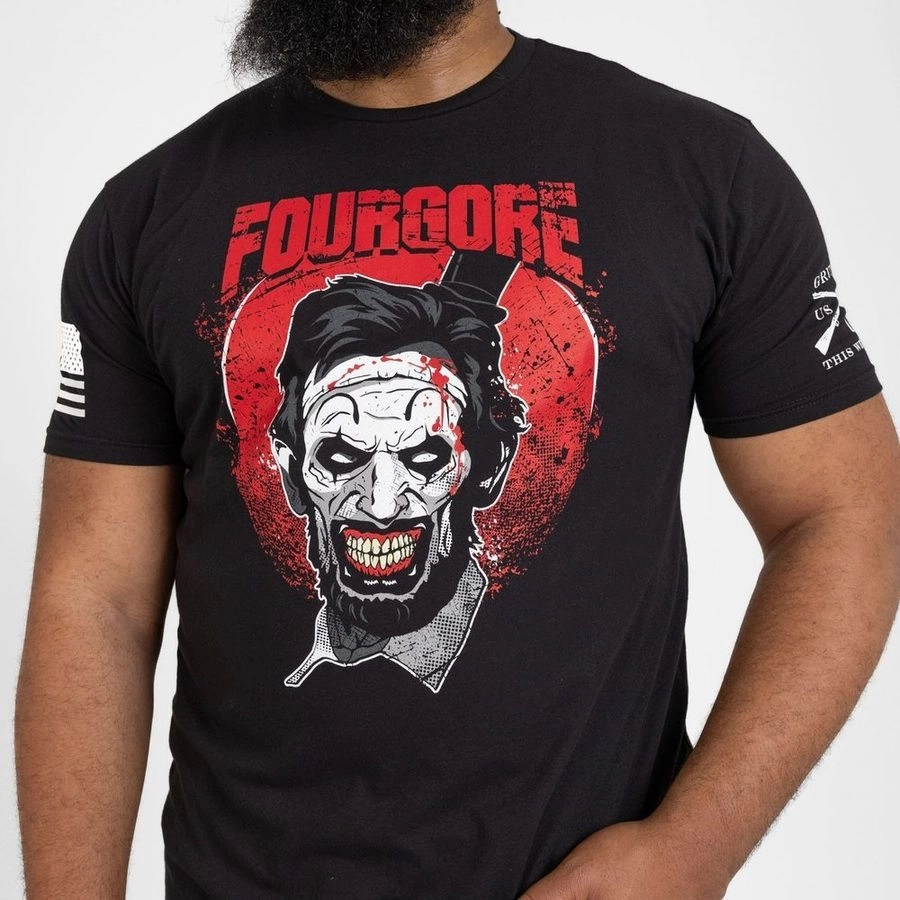 Four Gore T-Shirt - Black Zip Up Comfort Stretch Wear