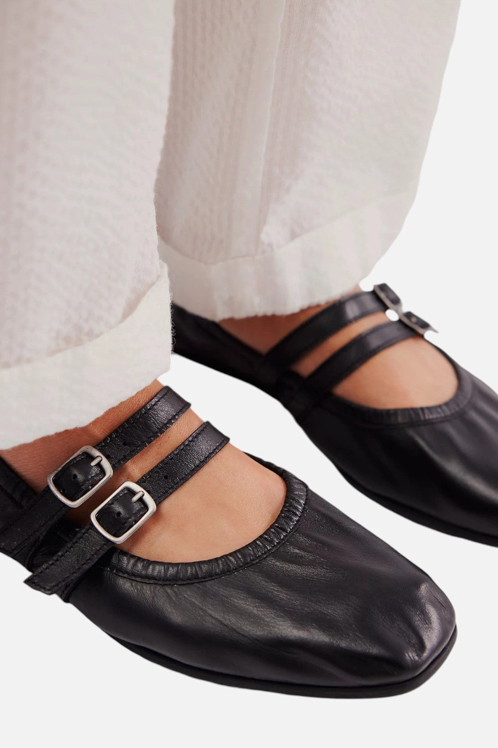 Tide Step Celebrate Glow Free People Gemini Ballet Flat Black