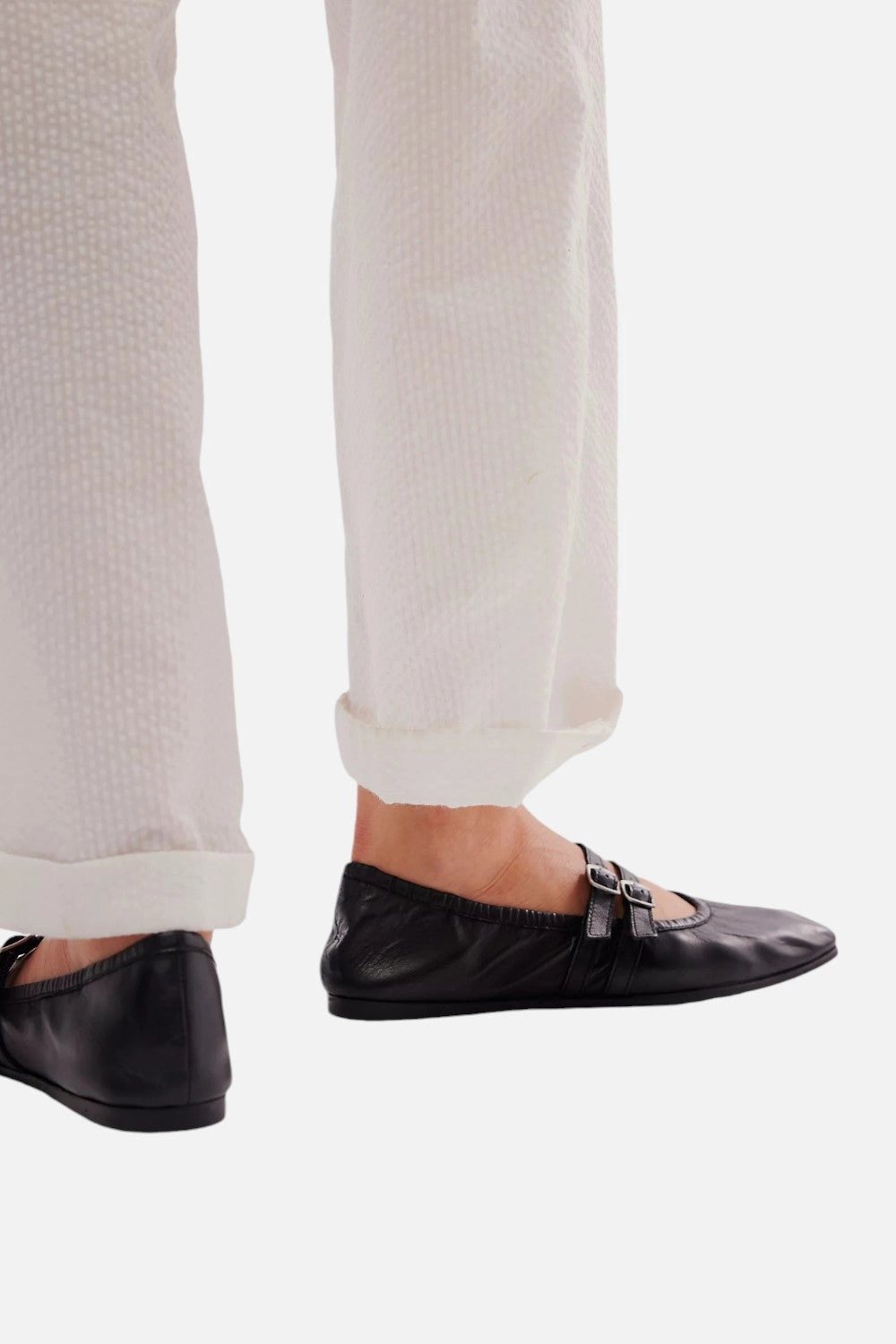 Casual Cushion Practical Walk Free People Gemini Ballet Flat Black