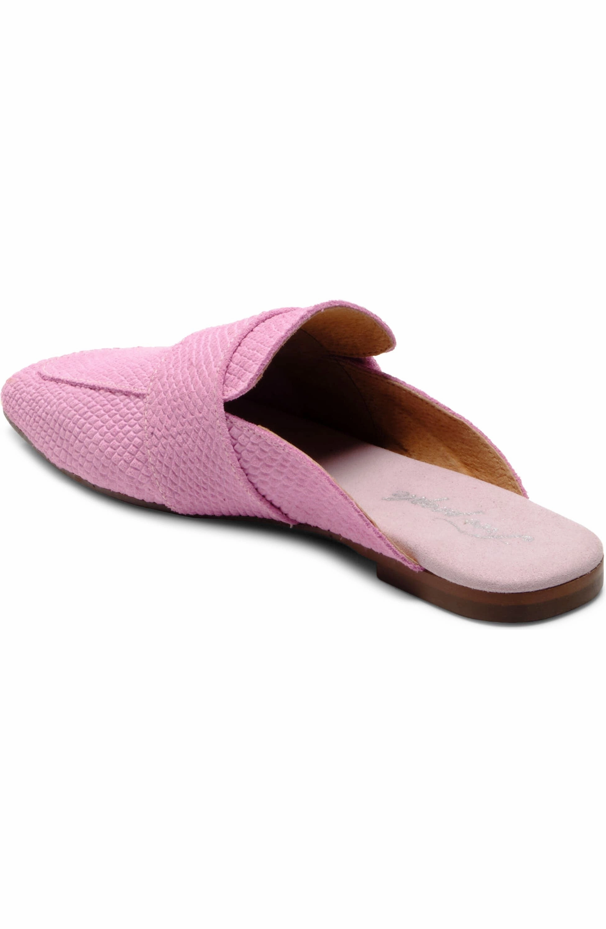 Free People Shoes At Ease 2.0 Loafer Mule in Thistle Pink stain resistant coating Flexible Summer Sandals