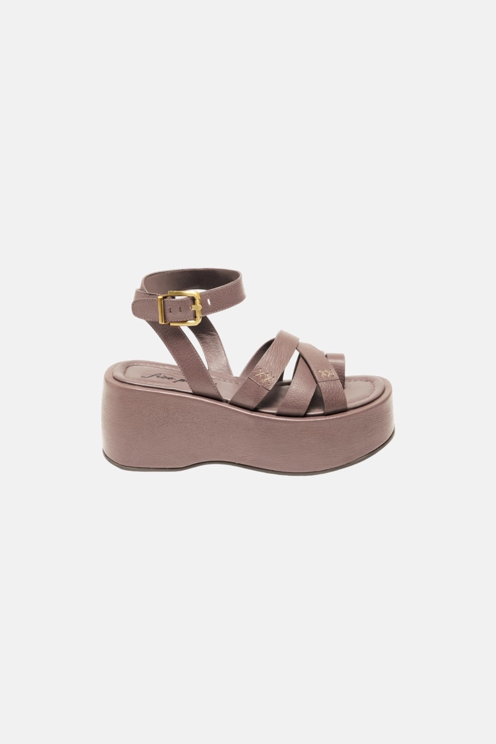 Free People Shoes Hazel Flatform Sandals in Ember Simple Wear