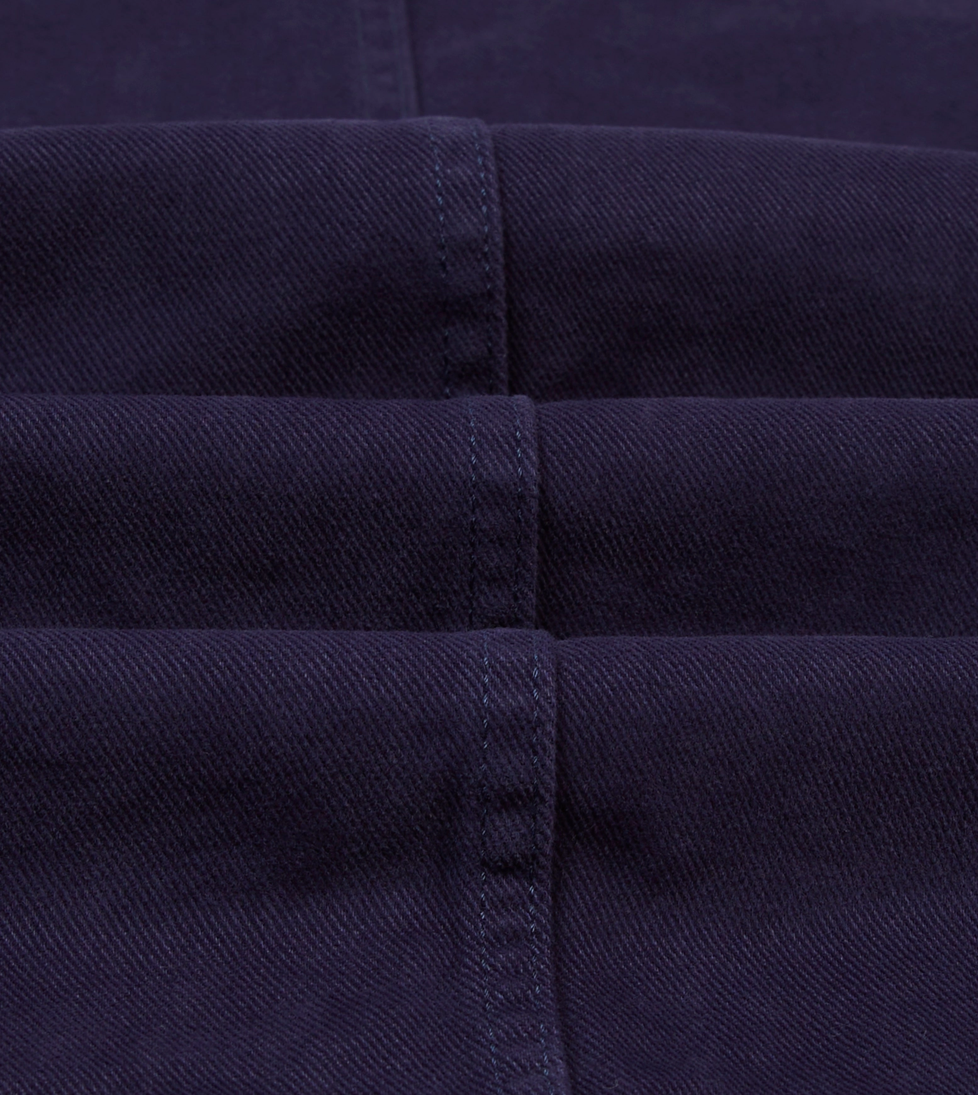 runner Jog French Blue Heavy Twill Cotton Five-Pocket Chore Jacket