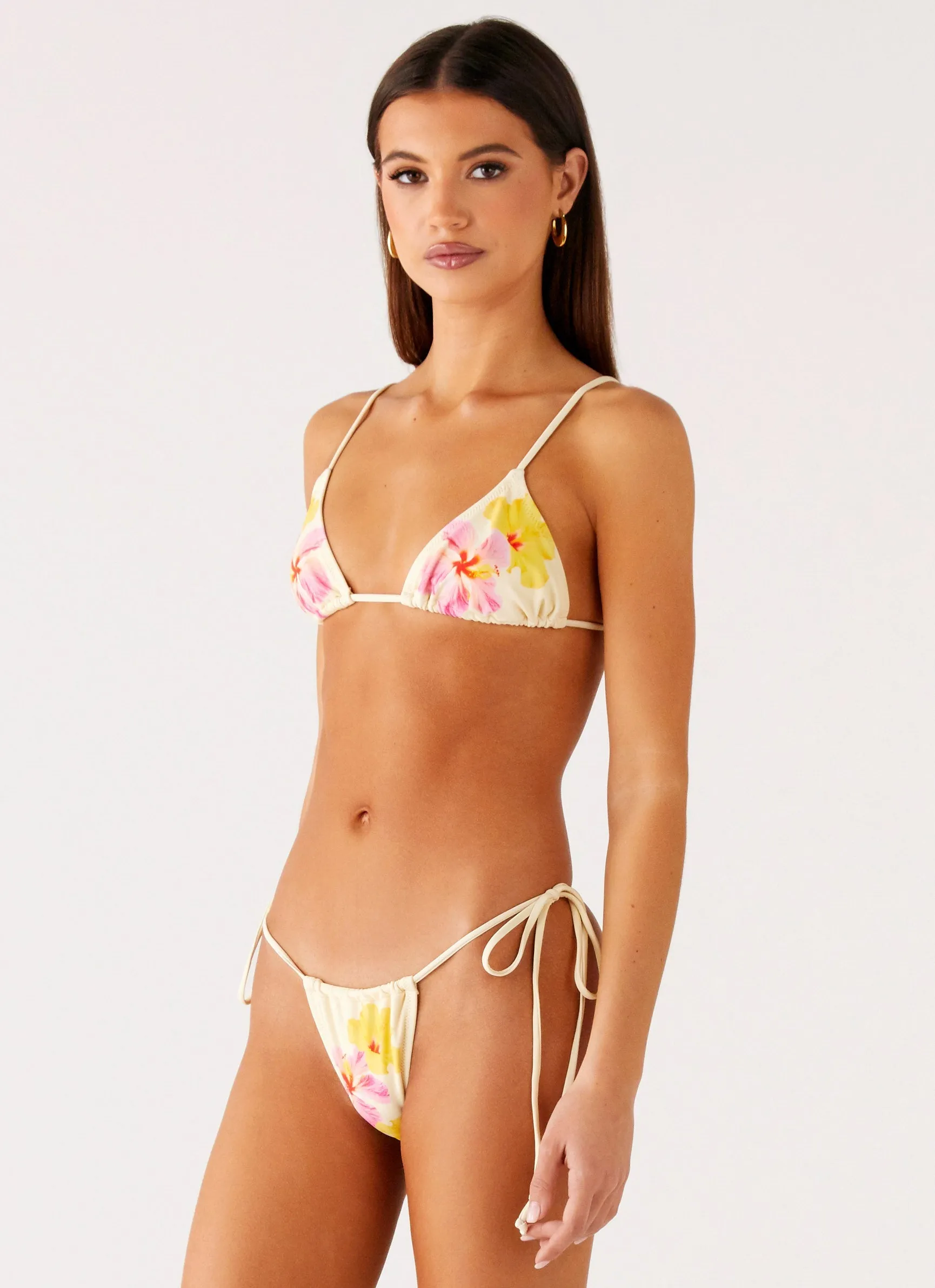 Soffa Bikini Top - Yellow Flower Coastal Wear