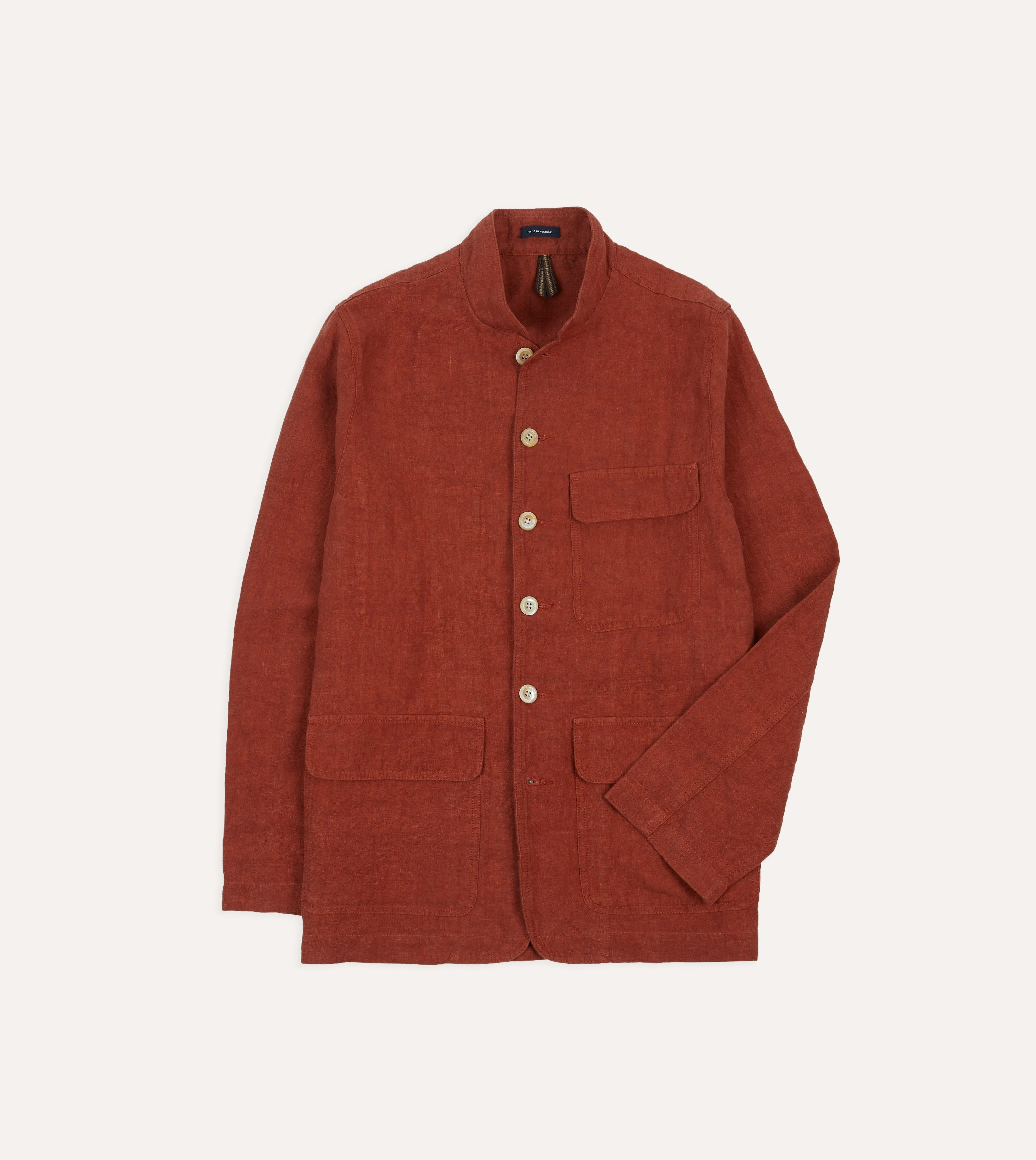 Rust Linen Forestiere Jacket Storm Gear