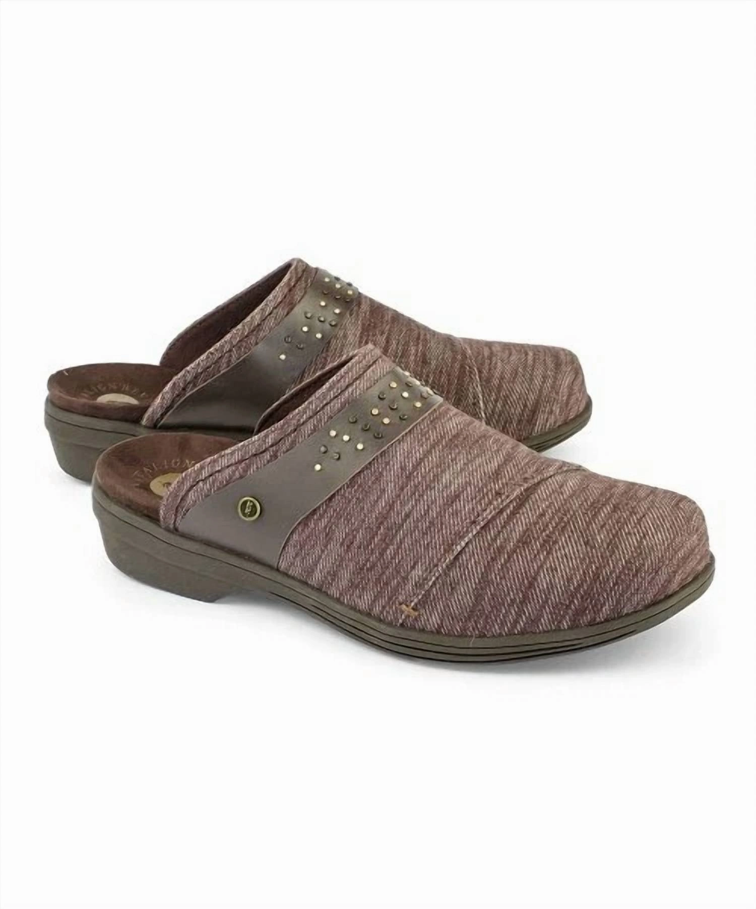 Easy Sandals Women's Monterey Heathered Clog In Brown