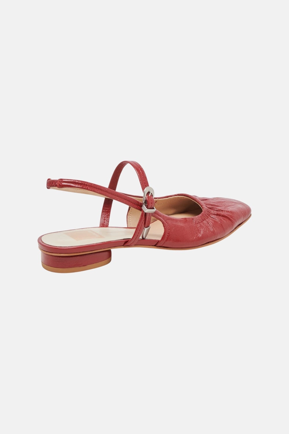 Cinema look Minimalist Comfort Dolce Vita Rianne Flats in Red Crinkle Patent