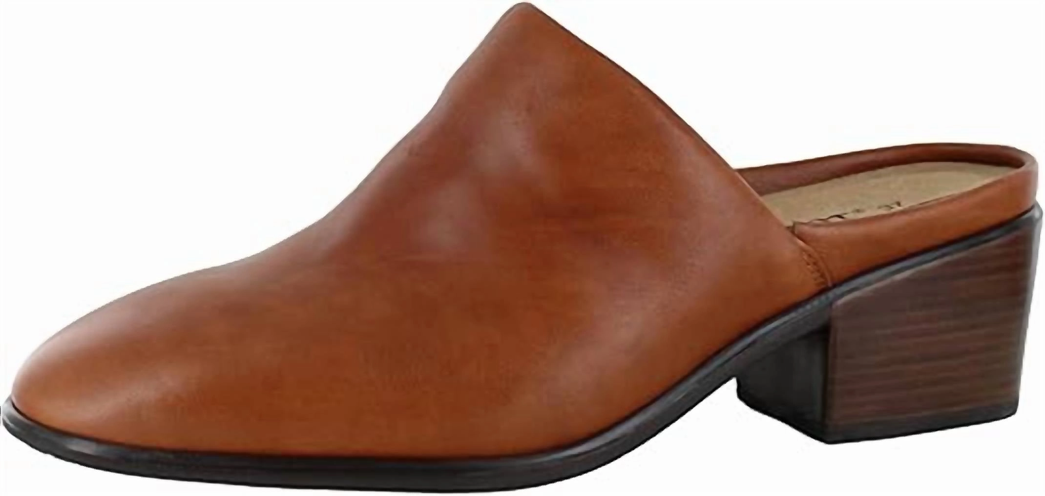 Dedicate Clog In Brown Practical Solution Leather Material