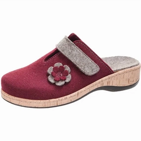 Women's Adriane Clog In Bordo Light Footwear Comfortable Soles