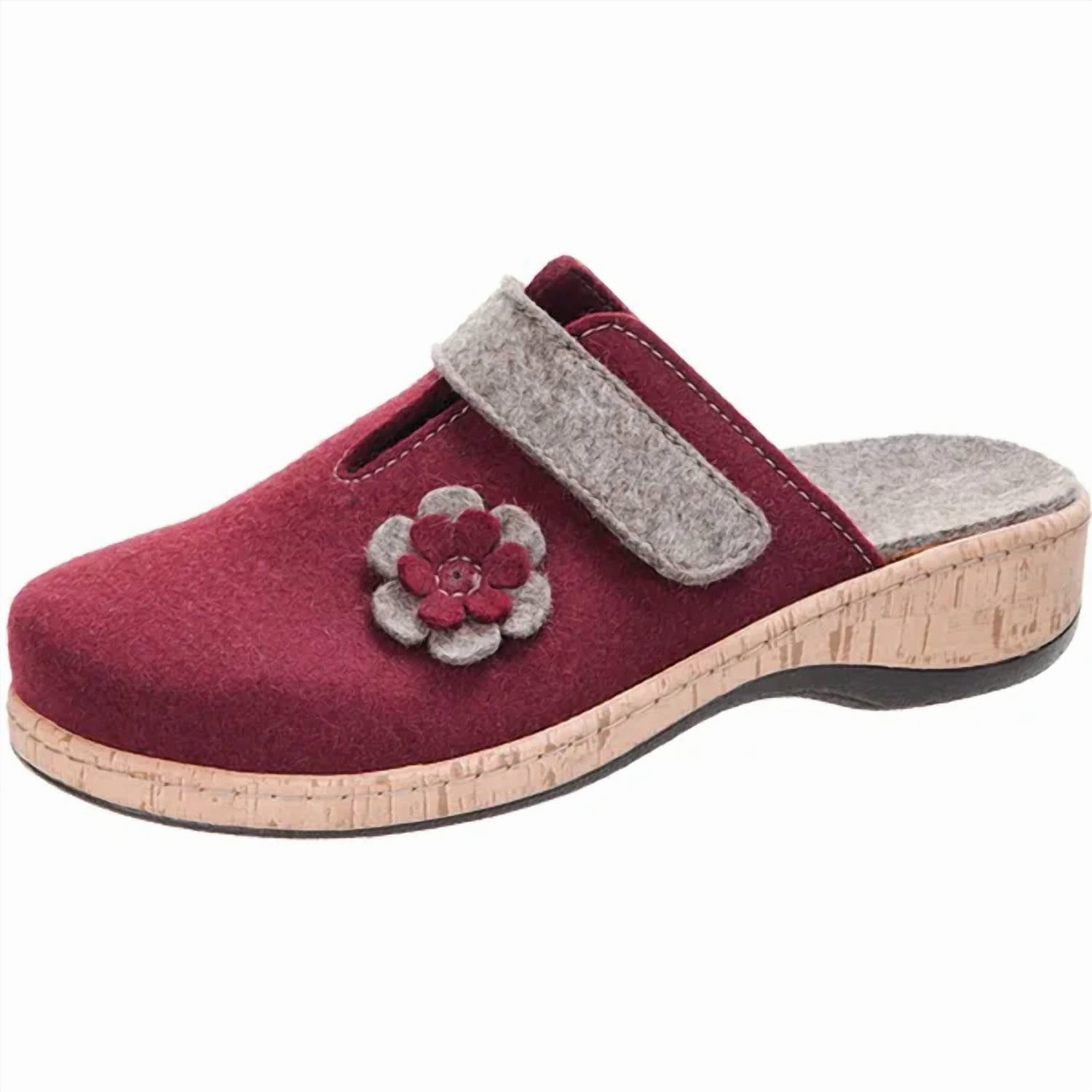 Women's Adriane Clog In Bordo Light Footwear Comfortable Soles
