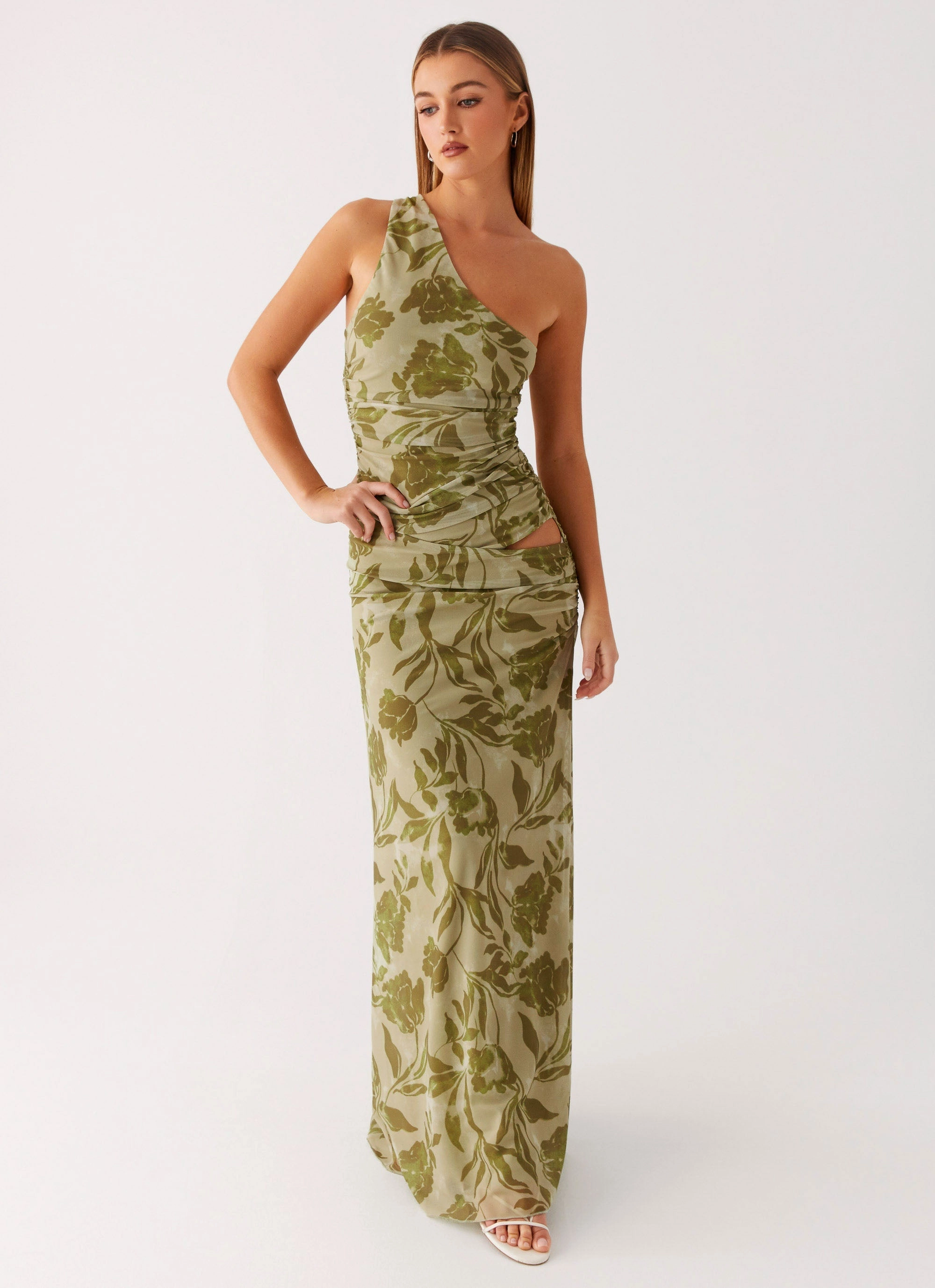 Georgiana Maxi Dress - Jade Fern Simplistic Mood