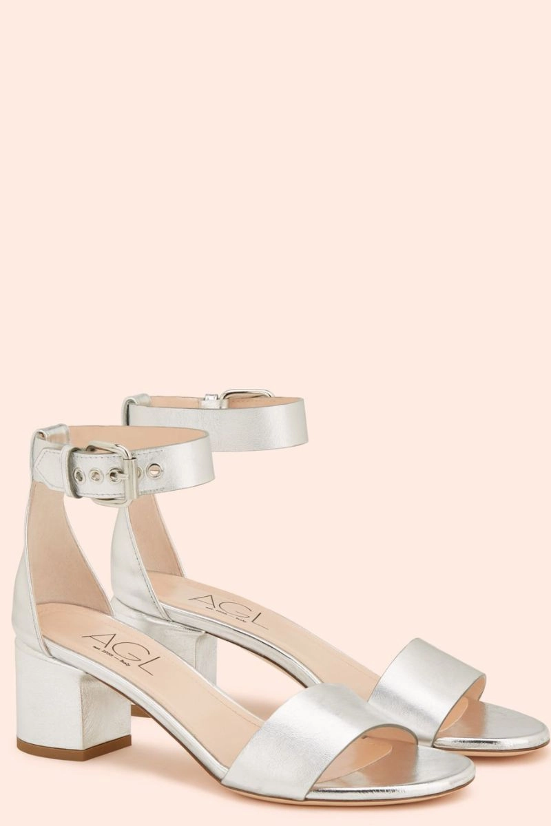Giada Heeled Sandal Minimal Heels Retro Sandals