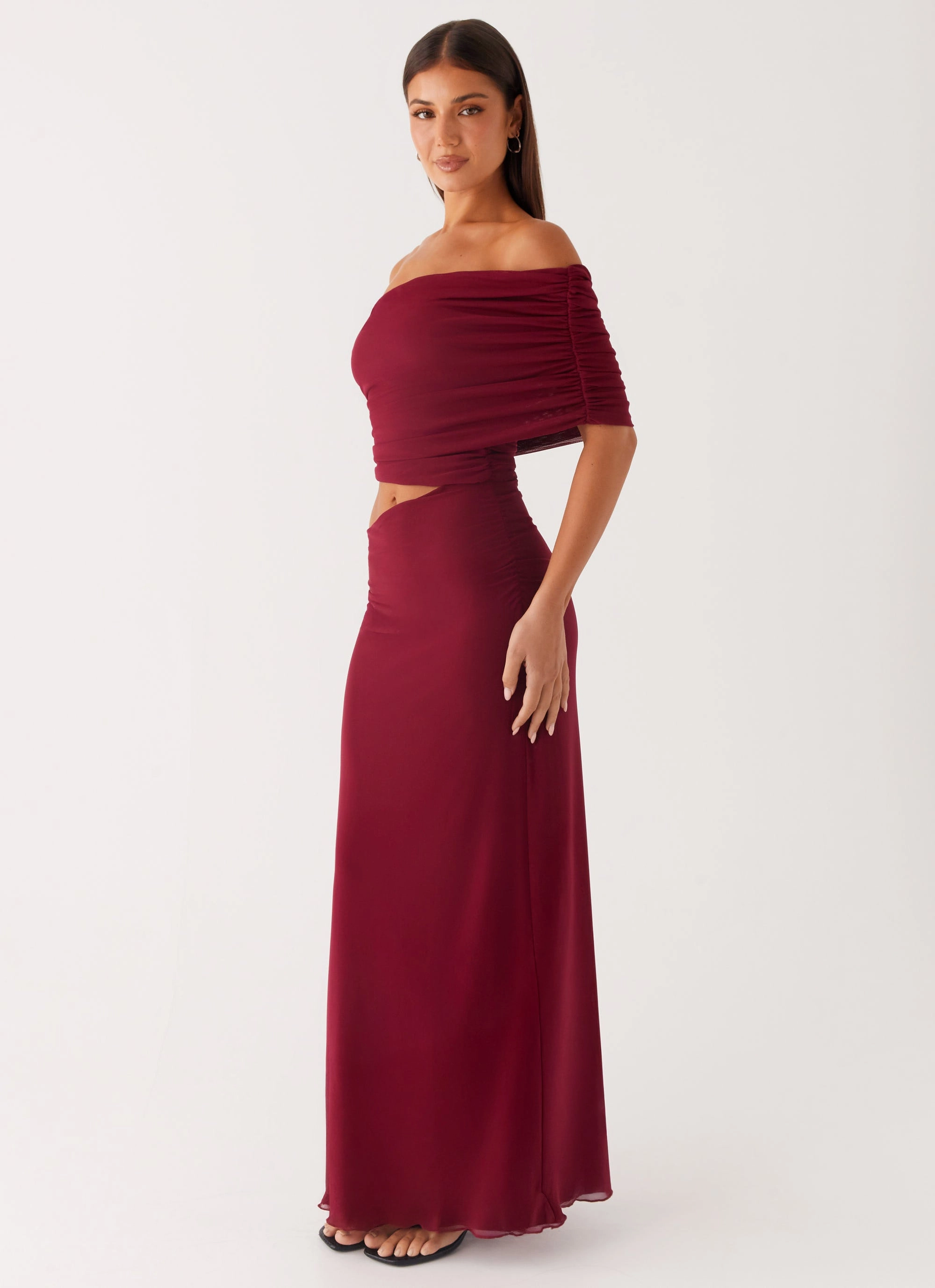 Day-To-Night Wear Gillian Maxi Dress - Maroon