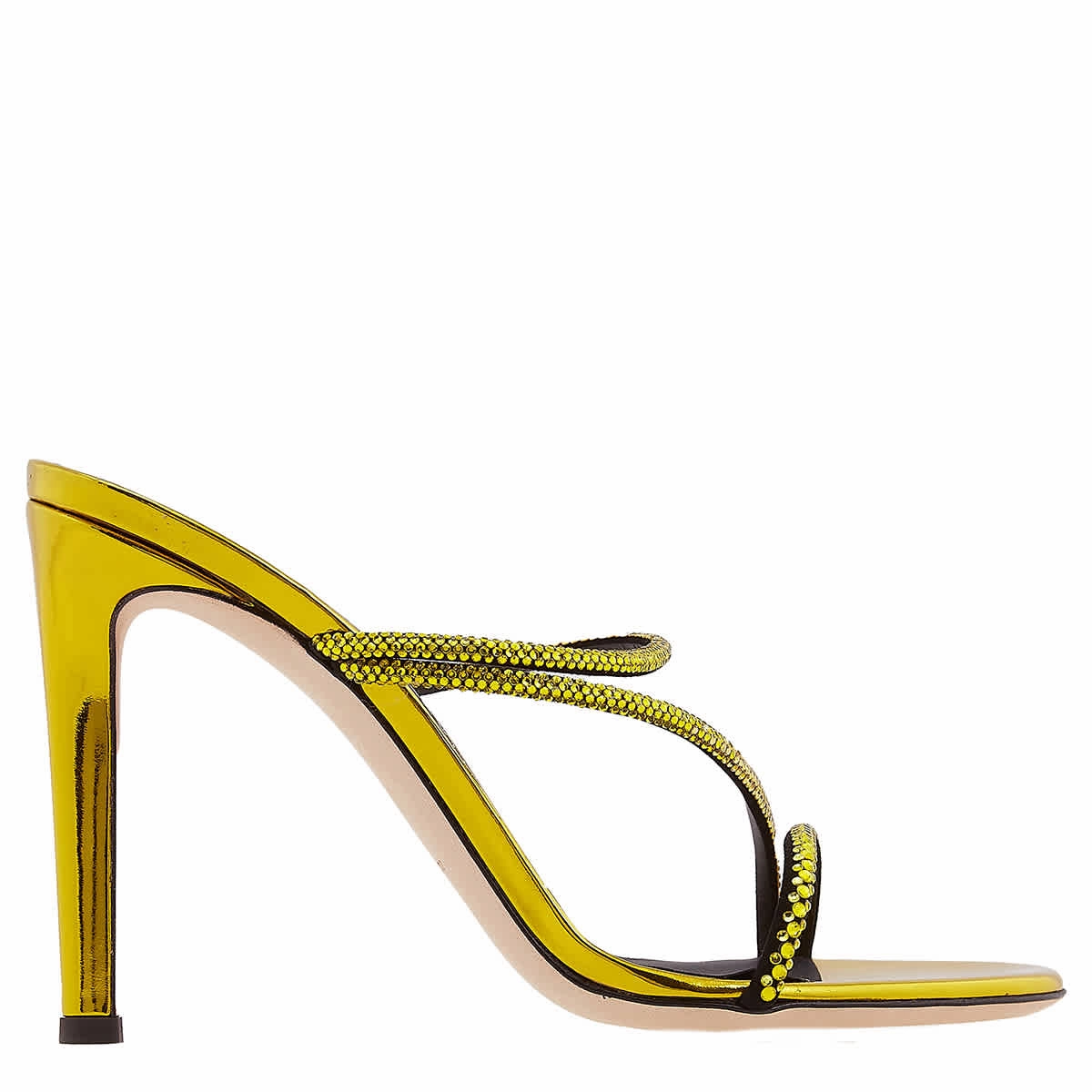 Lightweight Upper Giuseppe Zanotti Quiet 105 Julianne Embellished Mules