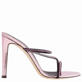 Giuseppe Zanotti Quiet 105 Julianne Embellished Mules Adjustable Practical Design