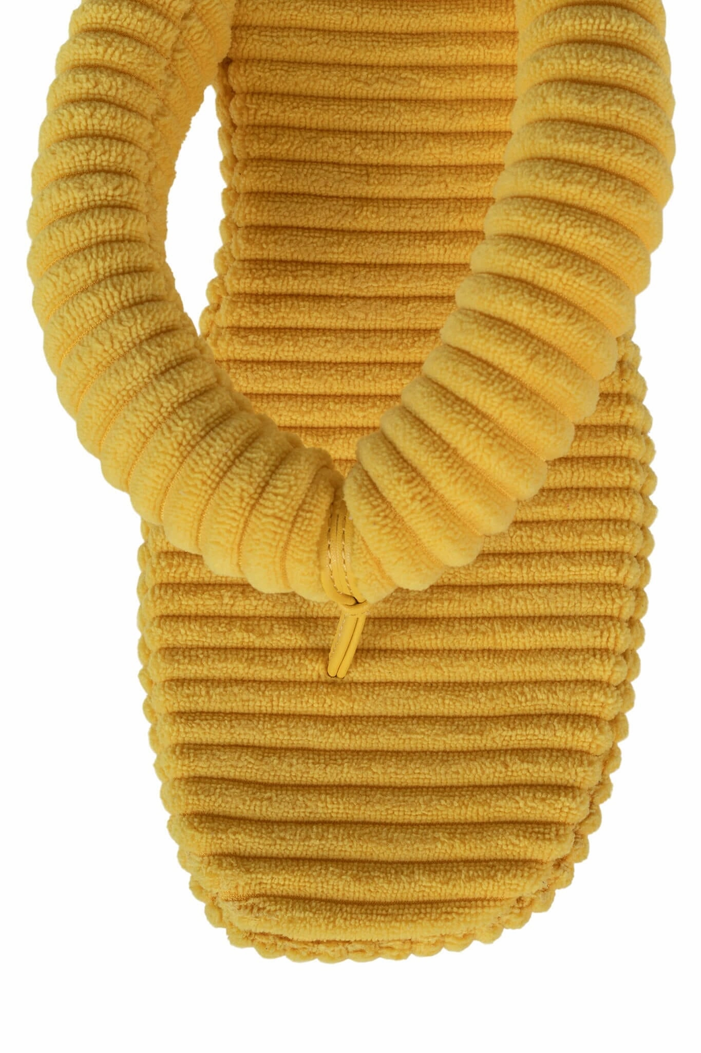 Jeffrey Campbell Luau-2 in Yellow Stripe Terry Cloth Simple Travel Sandals Quick Travel