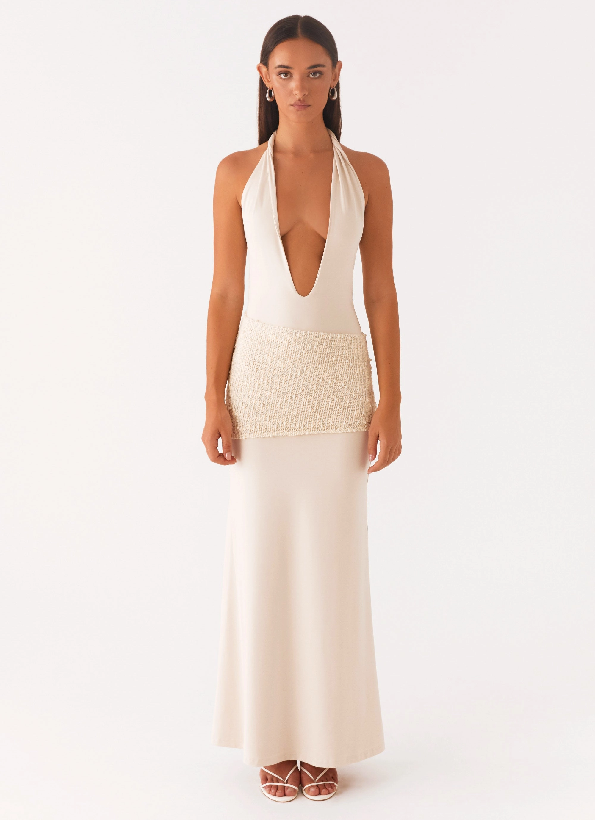 Scenic Maxi Dress - Sand Smart Tones