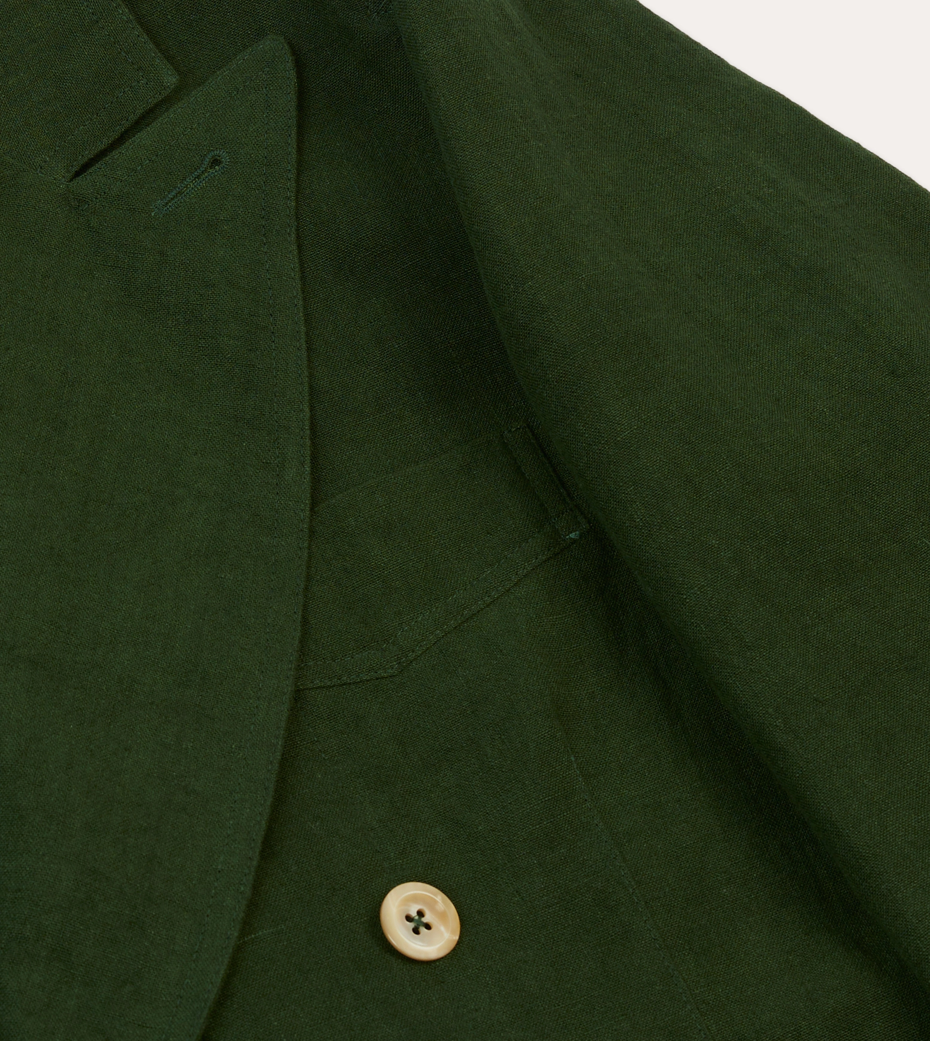 Green Linen Games Blazer Mk. III Timeless Professional Chic and Polished
