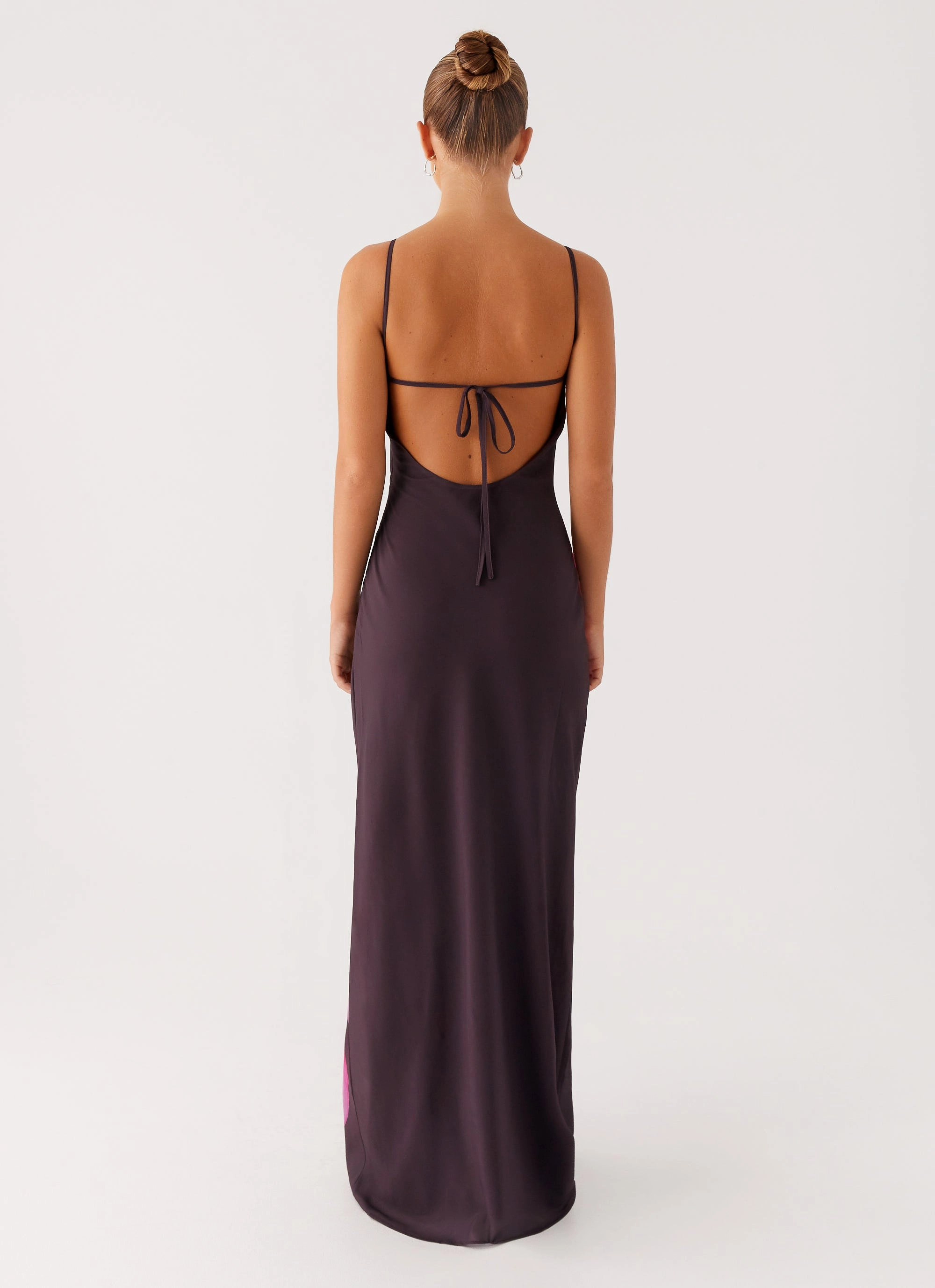 Griselda Maxi Dress - Dark Chocolate Live Soft Bold Statement