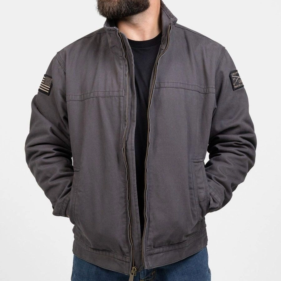 Grunt Style Field Jacket - Charcoal Tear Resistant Weave