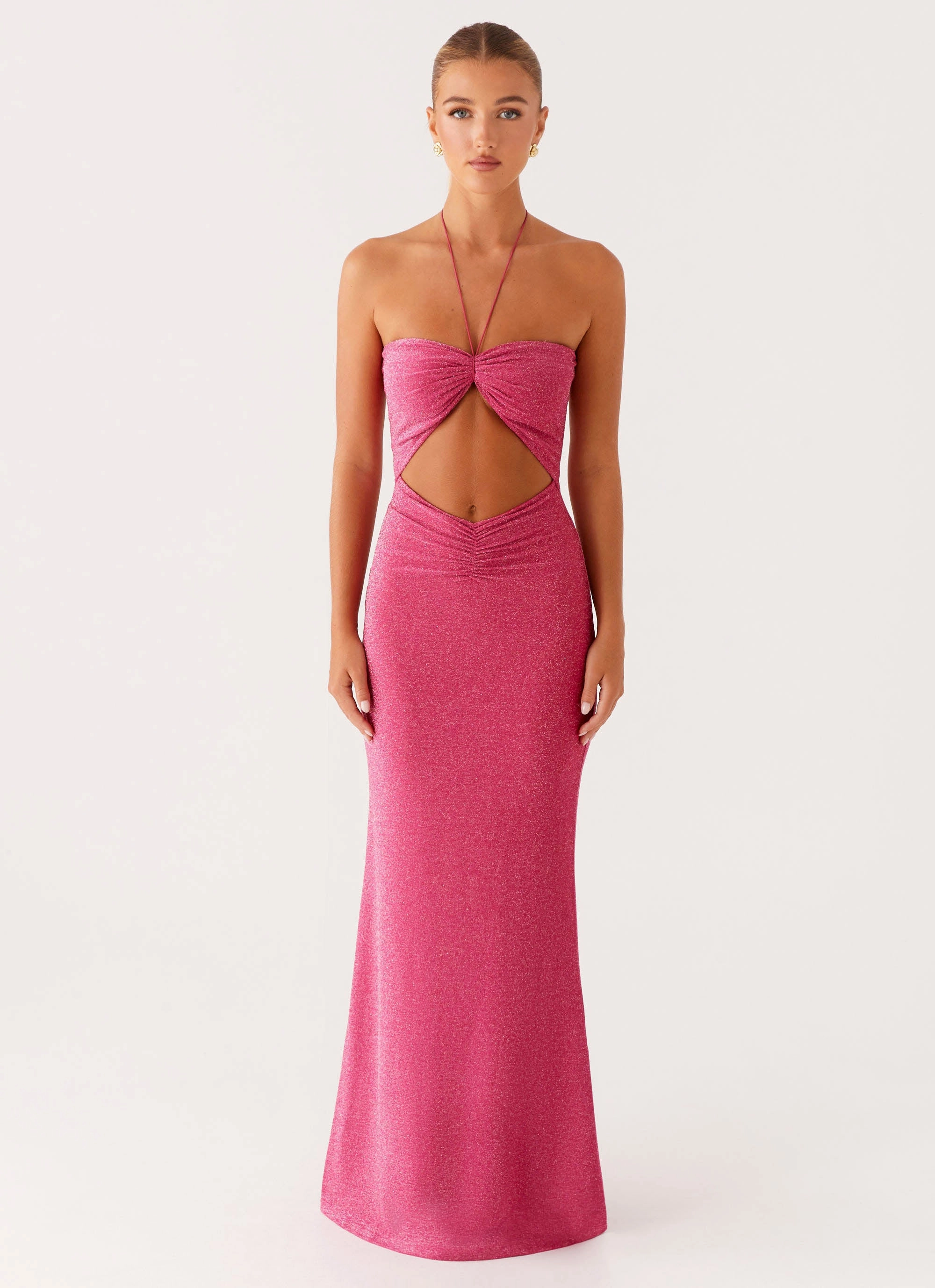Resort Ready City Casual Lorenzo Maxi Dress - Raspberry