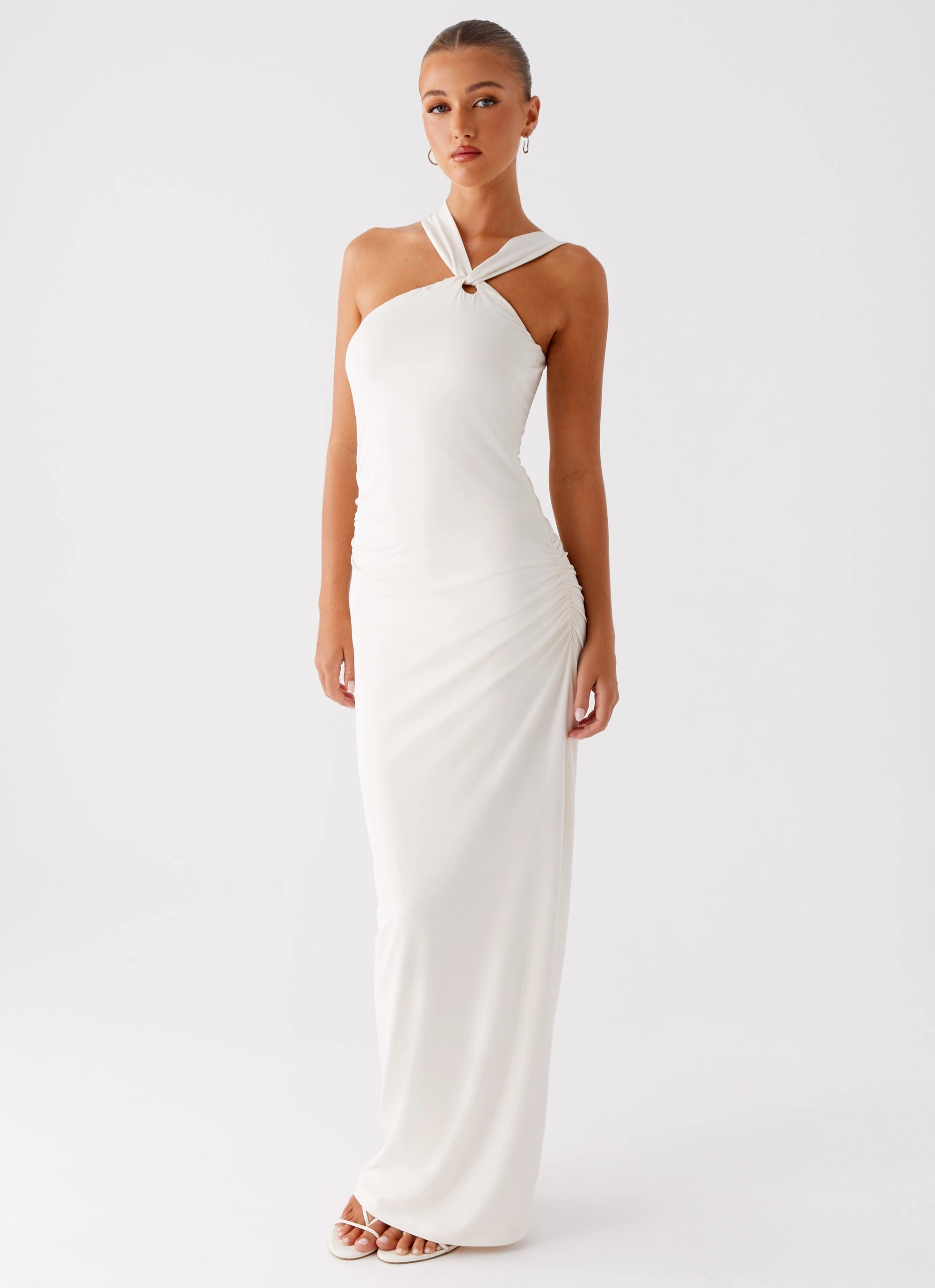 Tamira Maxi Dress - Ivory Soft Silhouette