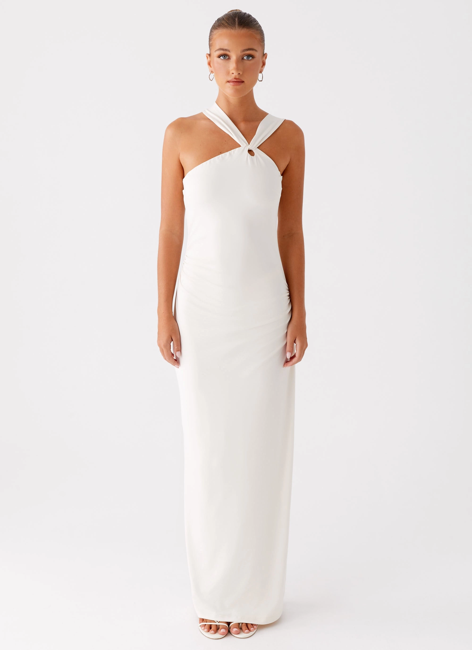 Tamira Maxi Dress - Ivory Lounge Fit