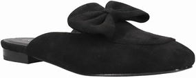 Flexible Women's Hello Fall Mule In Black Suede