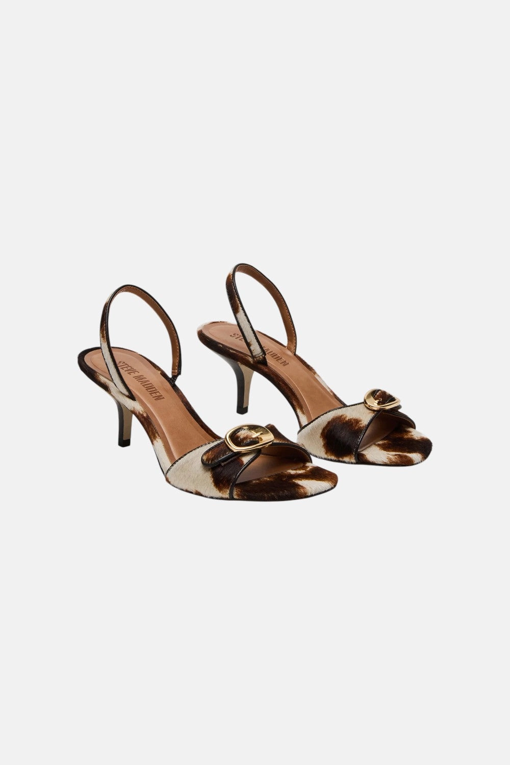 Steve Madden Henrietta in Brown Cow Print Stylish Mood