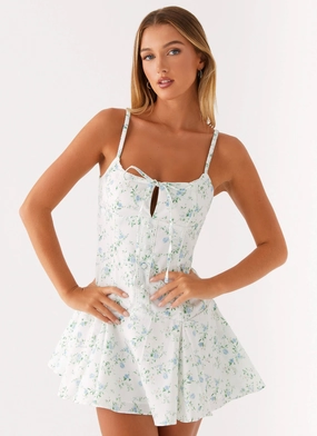 Helena Mini Dress - Vintage Ditsy Floral All Look Smart Layering