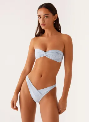 Ultraviolet Protection Delta Bikini Bottoms - Blue