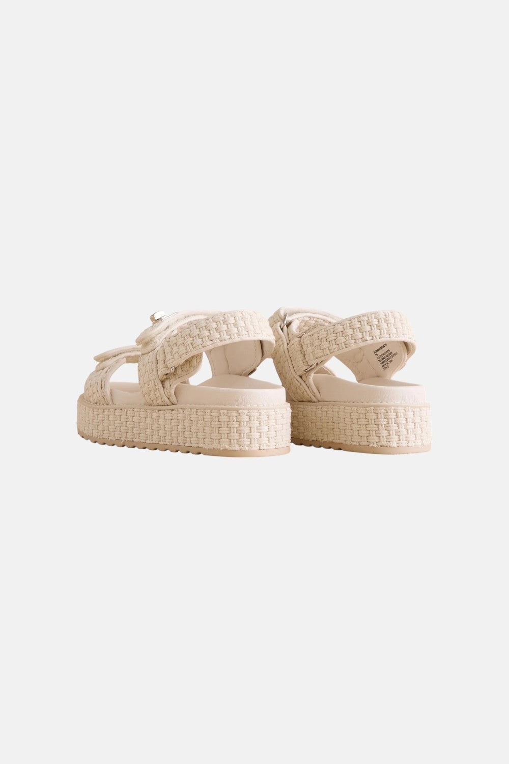 Canvas Material Steve Madden Bigmona Flatform in Bone Woven
