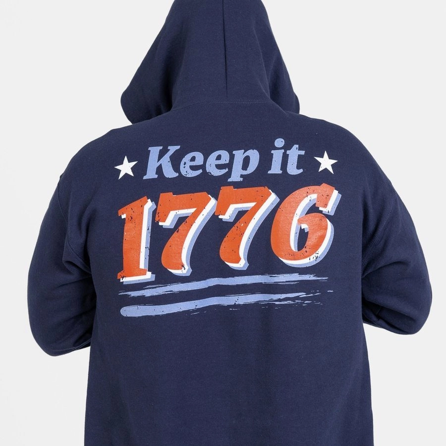Snowboarding wear Cozy Base Keep It 1776 Full-Zip Hoodie - Navy