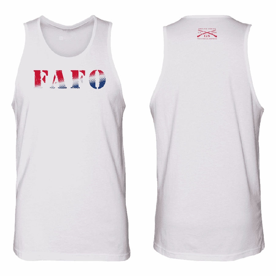 FAFO Tank - White Stealthy