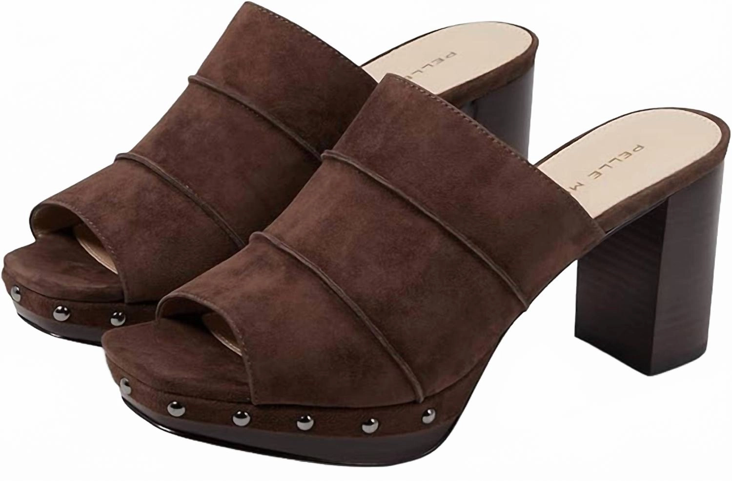 Women's Amery Mule In Dark Oaksuede Everyday Slide