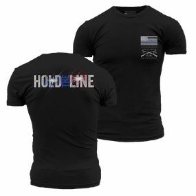Hold The Line 2.0 T-Shirt - Black Soft Wearable