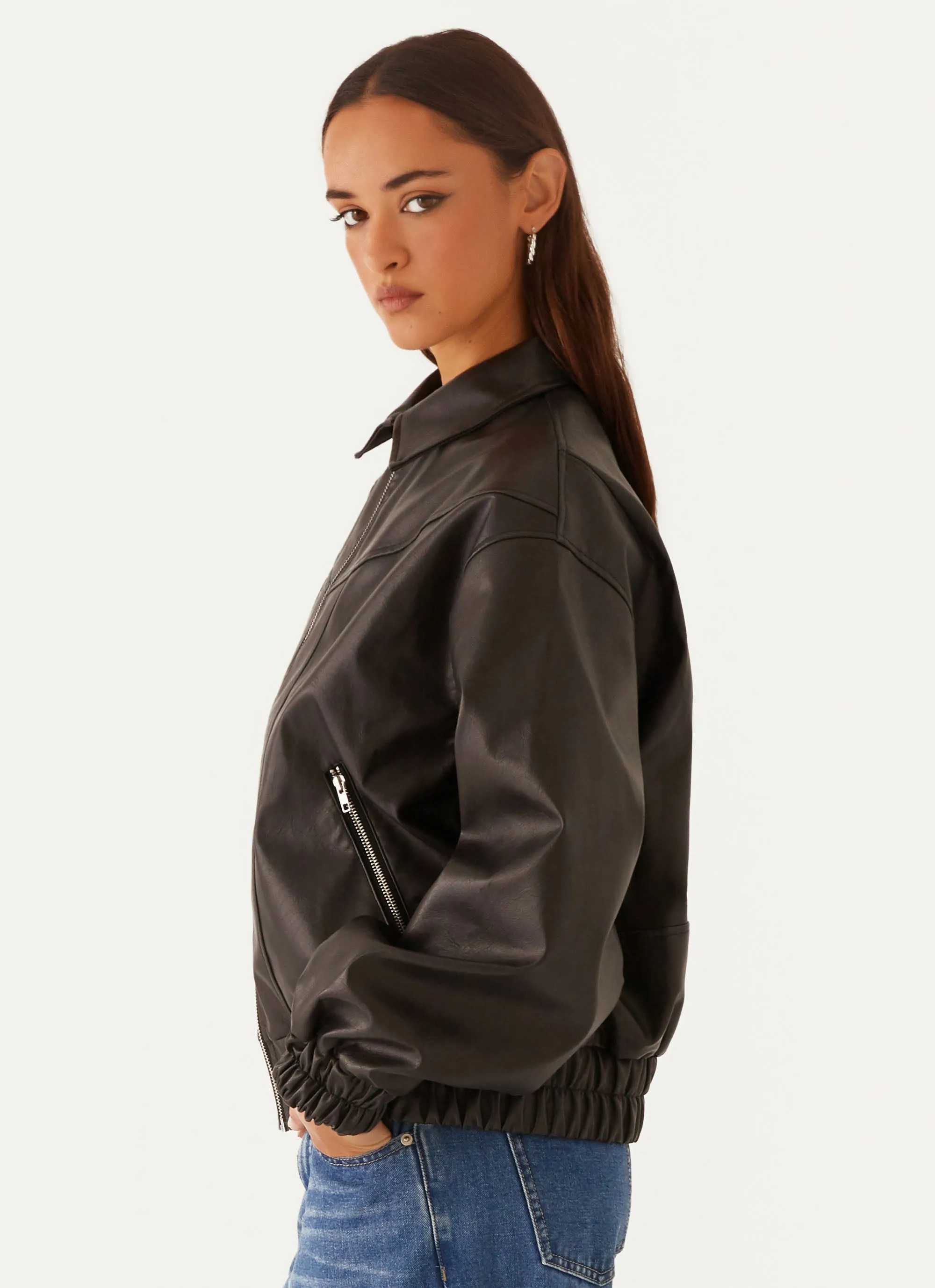 Protective Padding Holland Bomber Jacket - Black