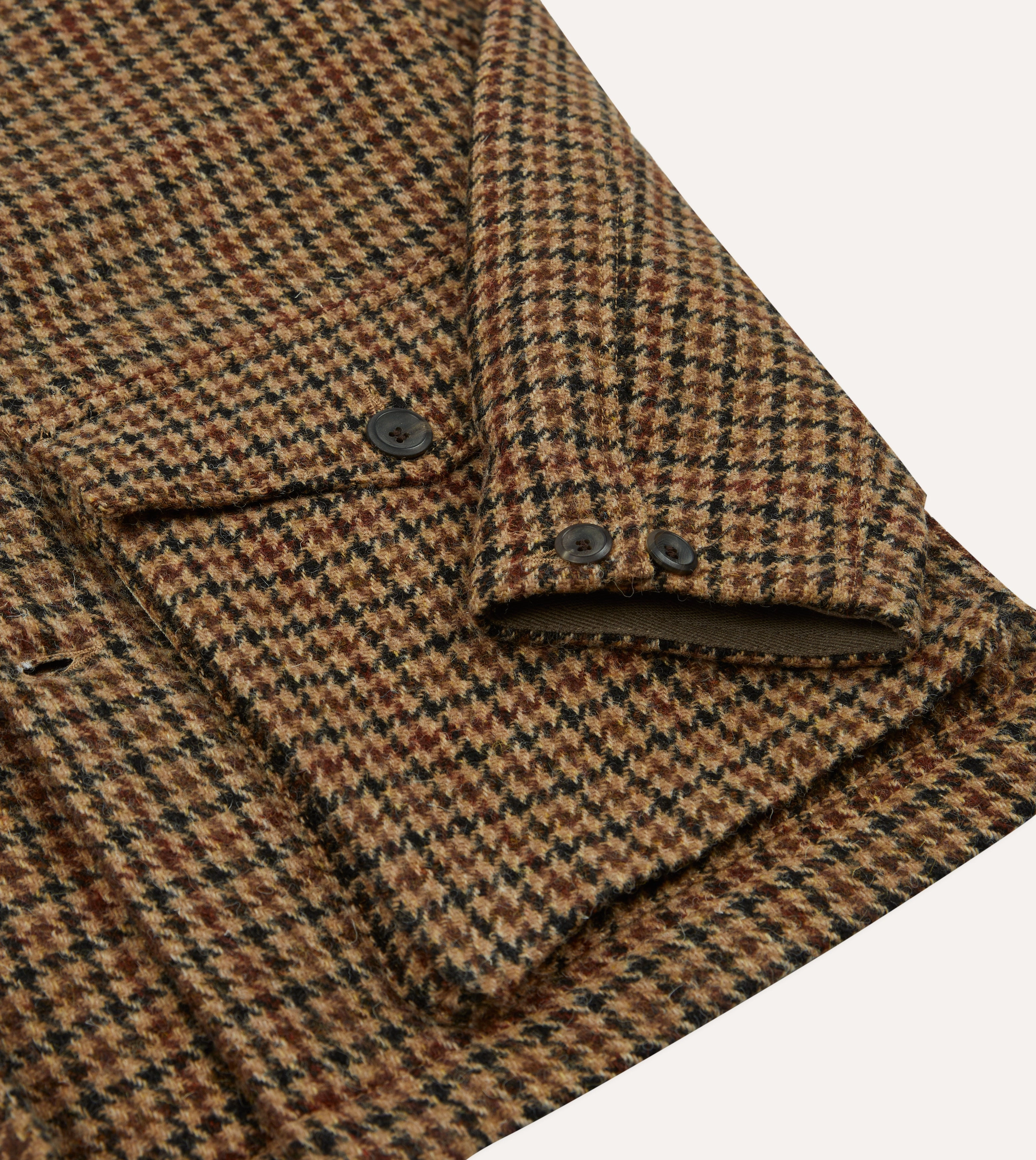 Houndstooth Check Harris Tweed Donkey Jacket city dwellers Adventure-Ready Wear