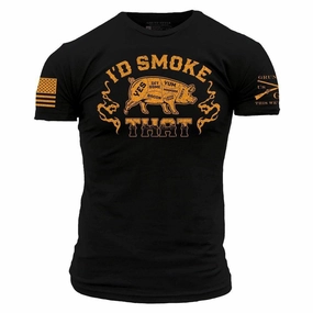 I'd Smoke That T-Shirt - Black Teenager fashion
