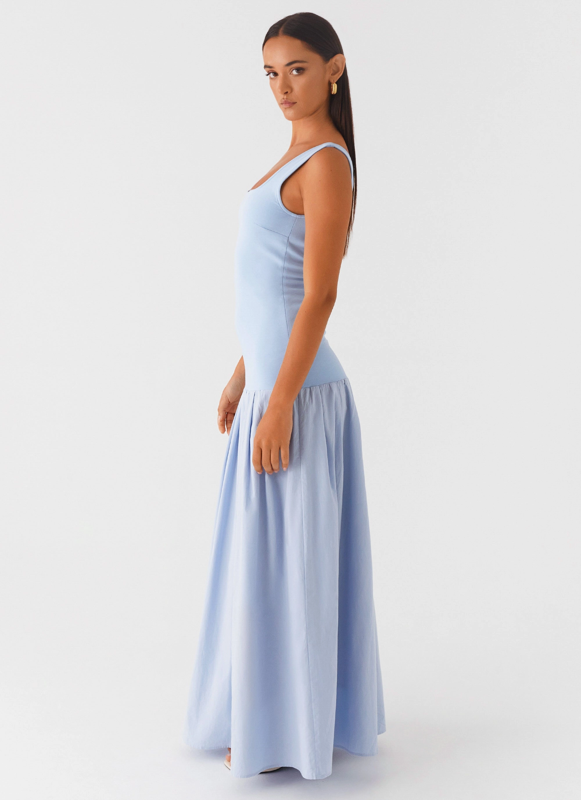 Jaxon Maxi Dress - Blue Softly Structured Soft Appeal