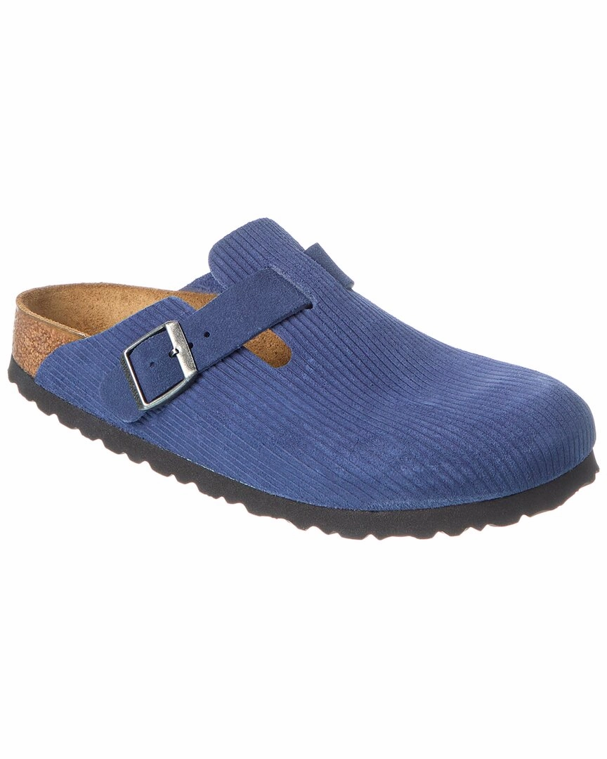 Birkenstock Boston BS Narrow Suede Clog Quick Step Fit Sandal Slip-On Relaxation