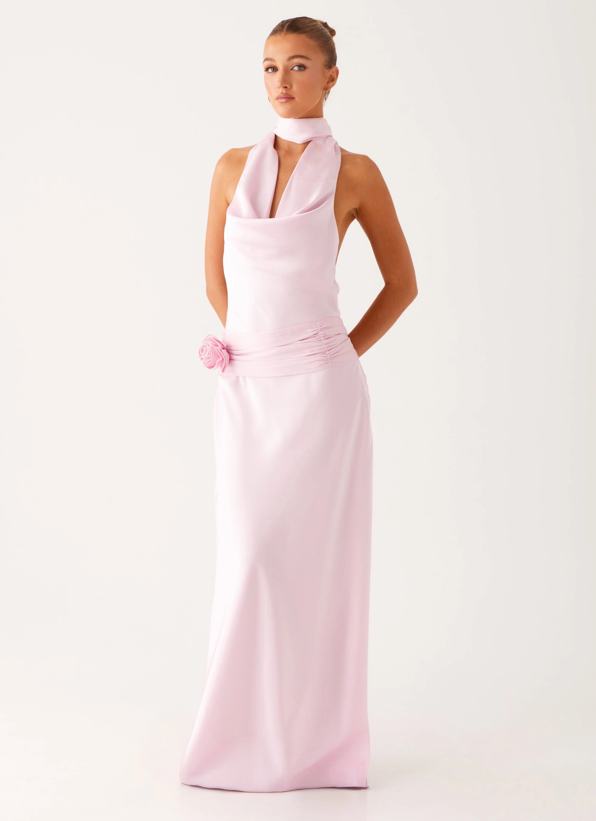 Chill Wear Imani Maxi Dress - Pink